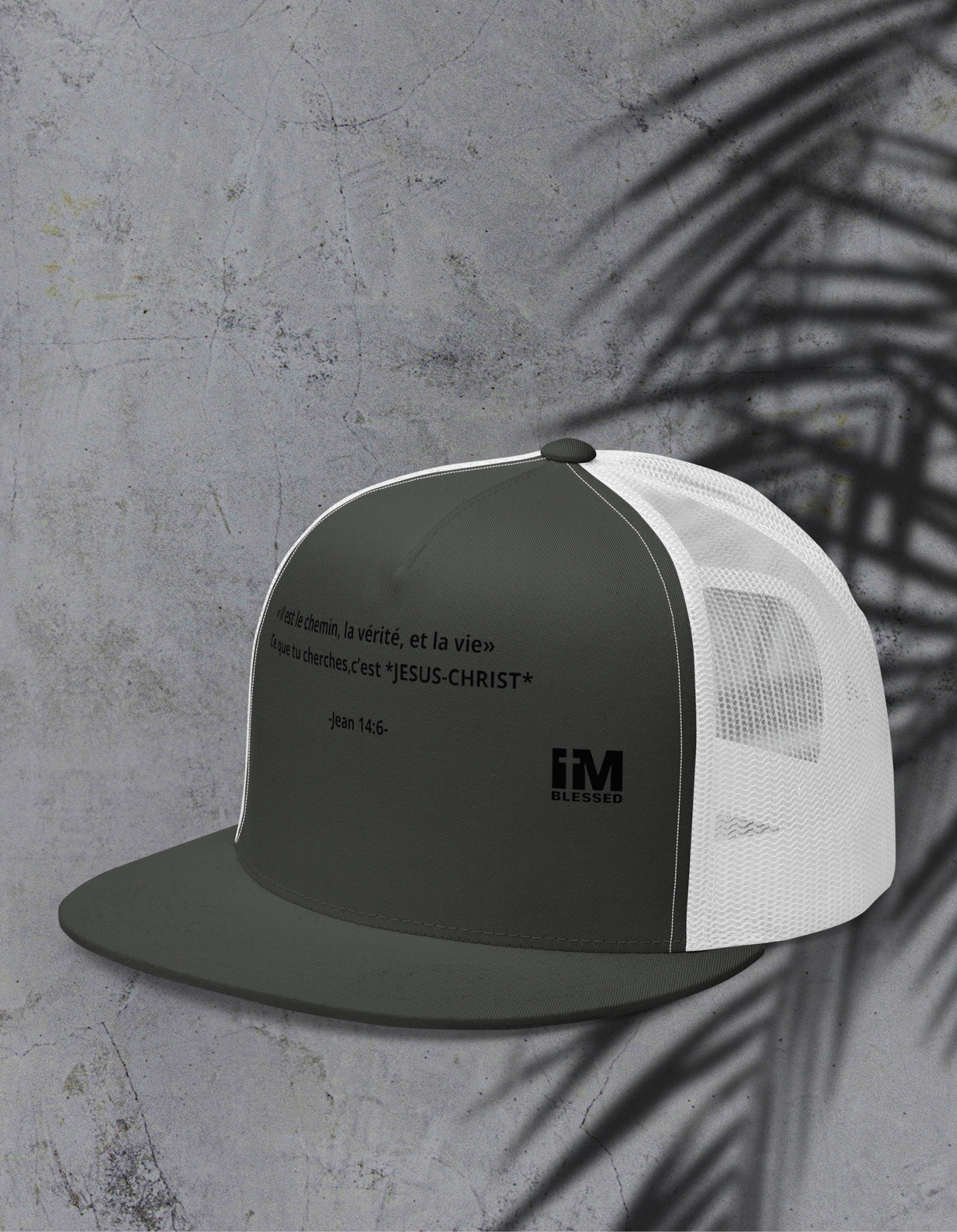 Casquette Trucker- “Le Chemin – Jean 14:6” Nzamuak for JESUS