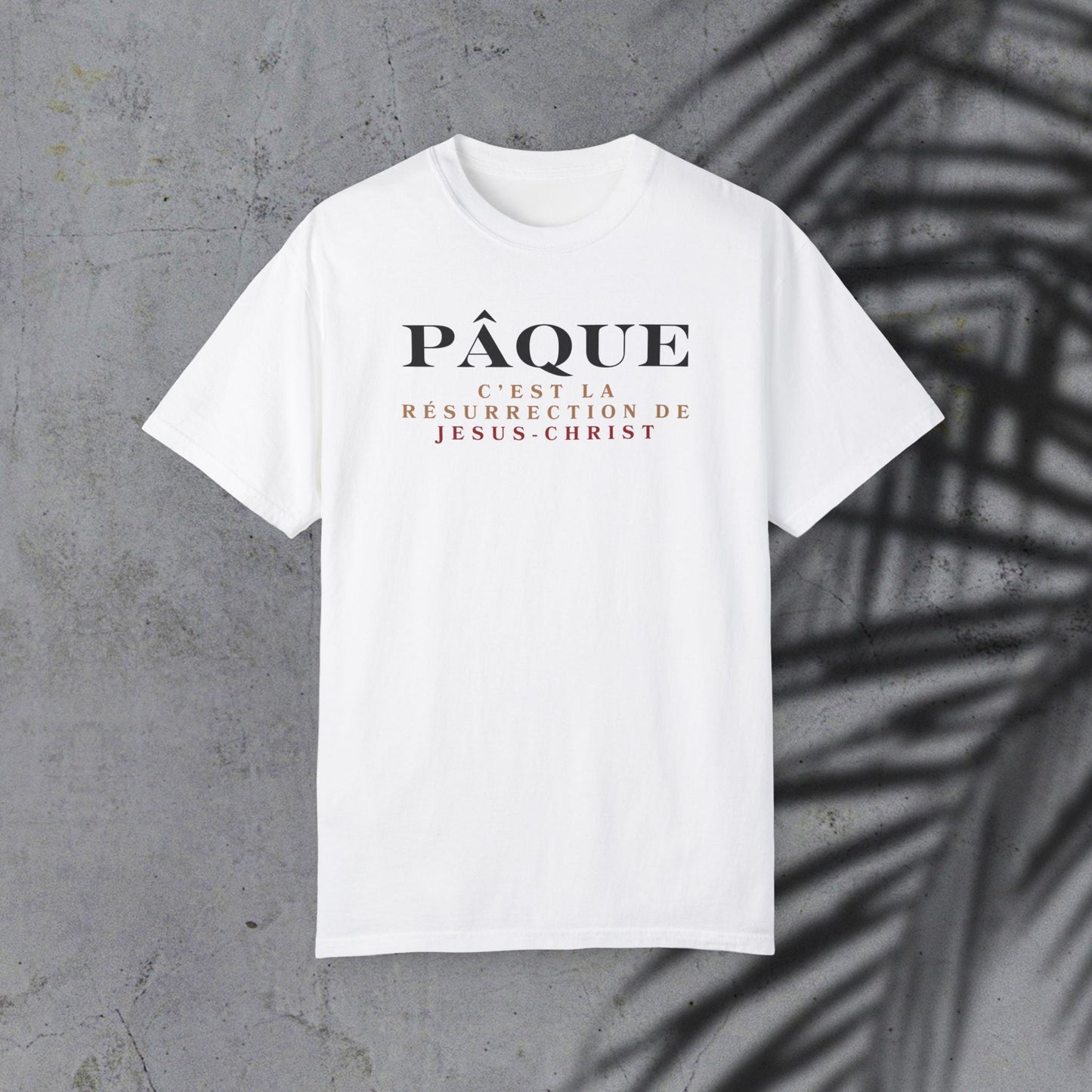 Easter Resurrection Unisex T-Shirt - PÂQUE Design Printify