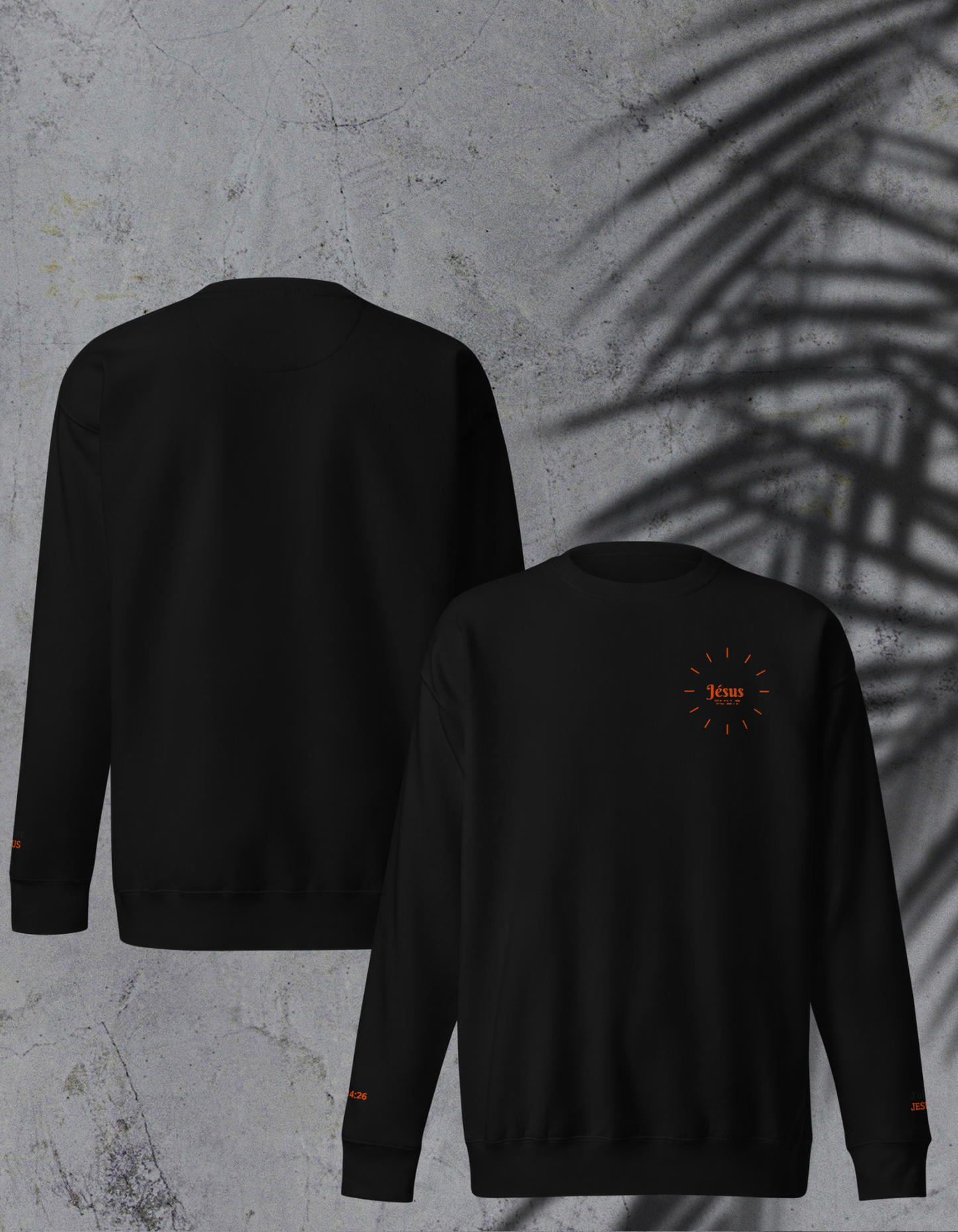 Sweatshirt premium - Jesus - cercle Nzamuak for JESUS