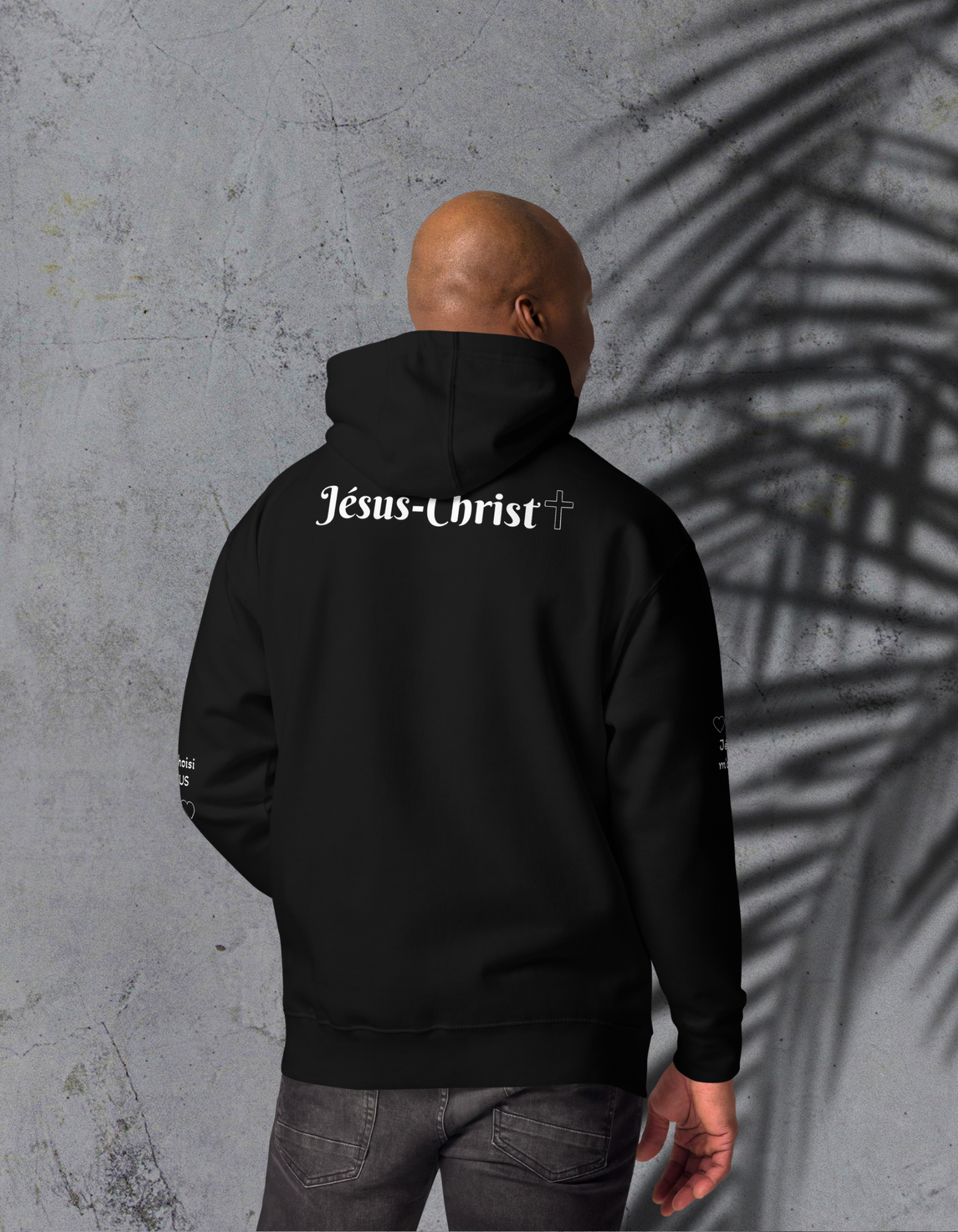 Sweat à Capuche - logo Jean 3:16-JESUS-CHRIST Nzamuak for JESUS