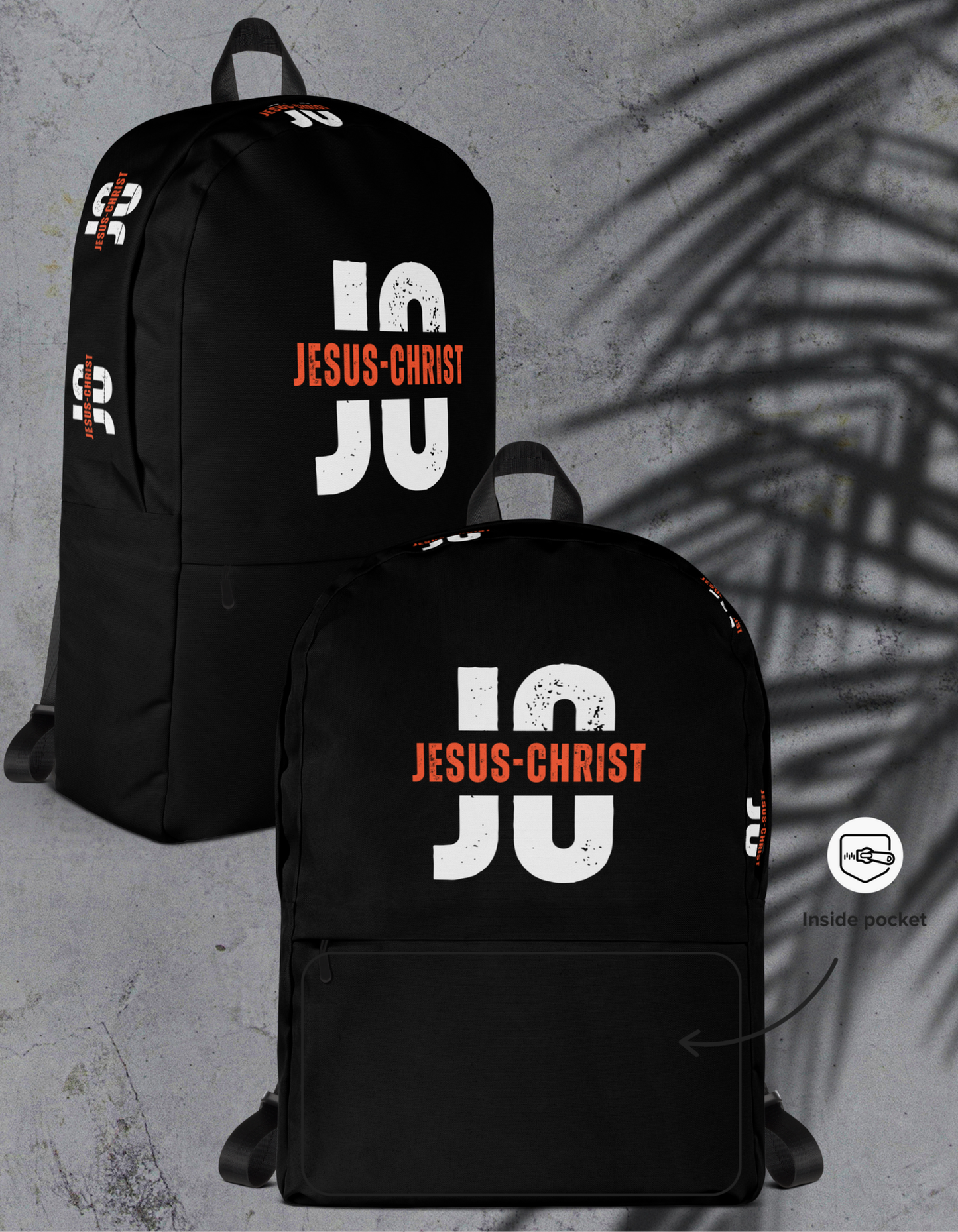 Sac à Dos Jésus-Christ – Porte ta Foi Partout🎒✨ Nzamuak for JESUS