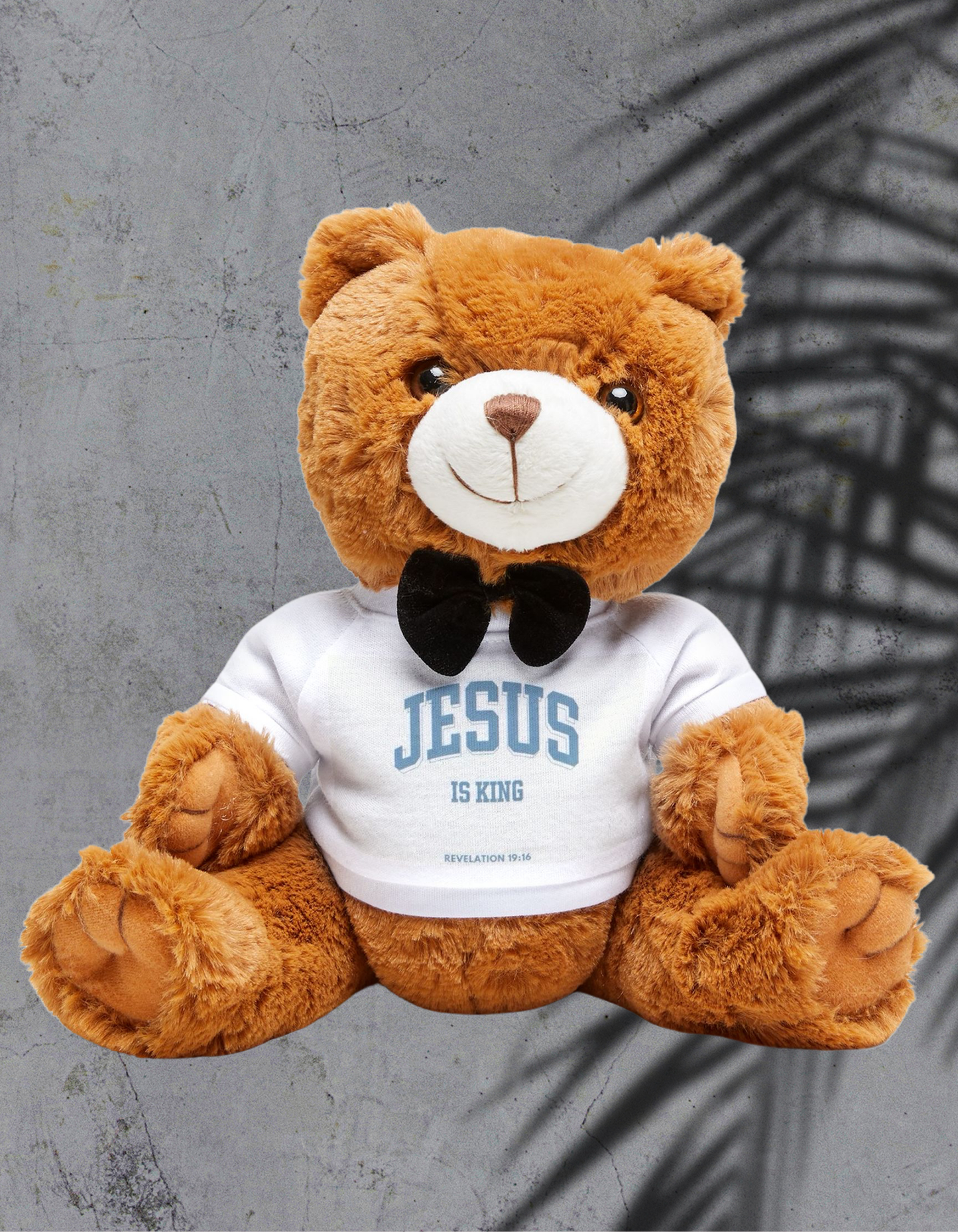 Champion Teddy en t-shirt Jesus is King Printify