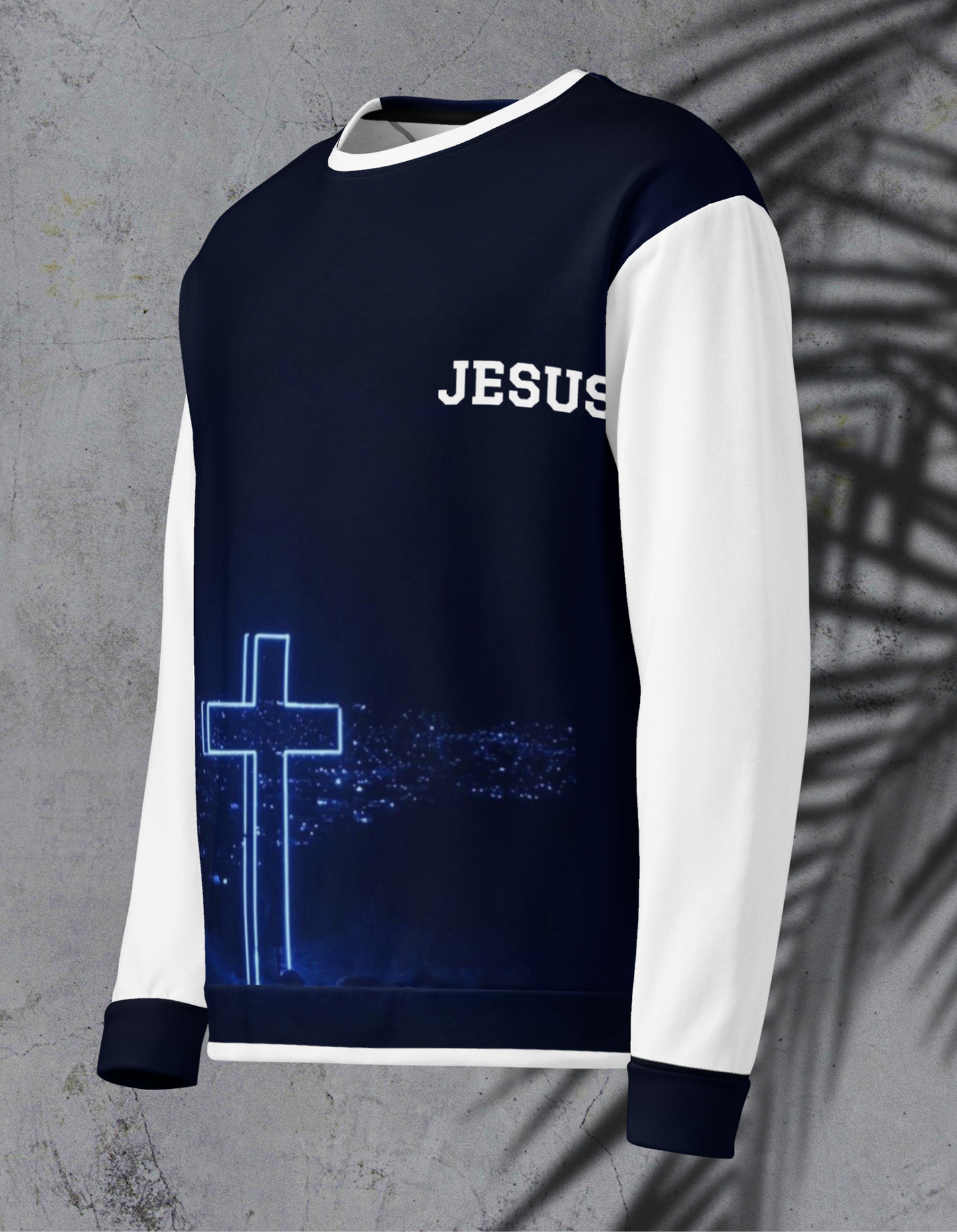 Sweat-Shirt bleu de nuit-JESUS Nzamuak for JESUS