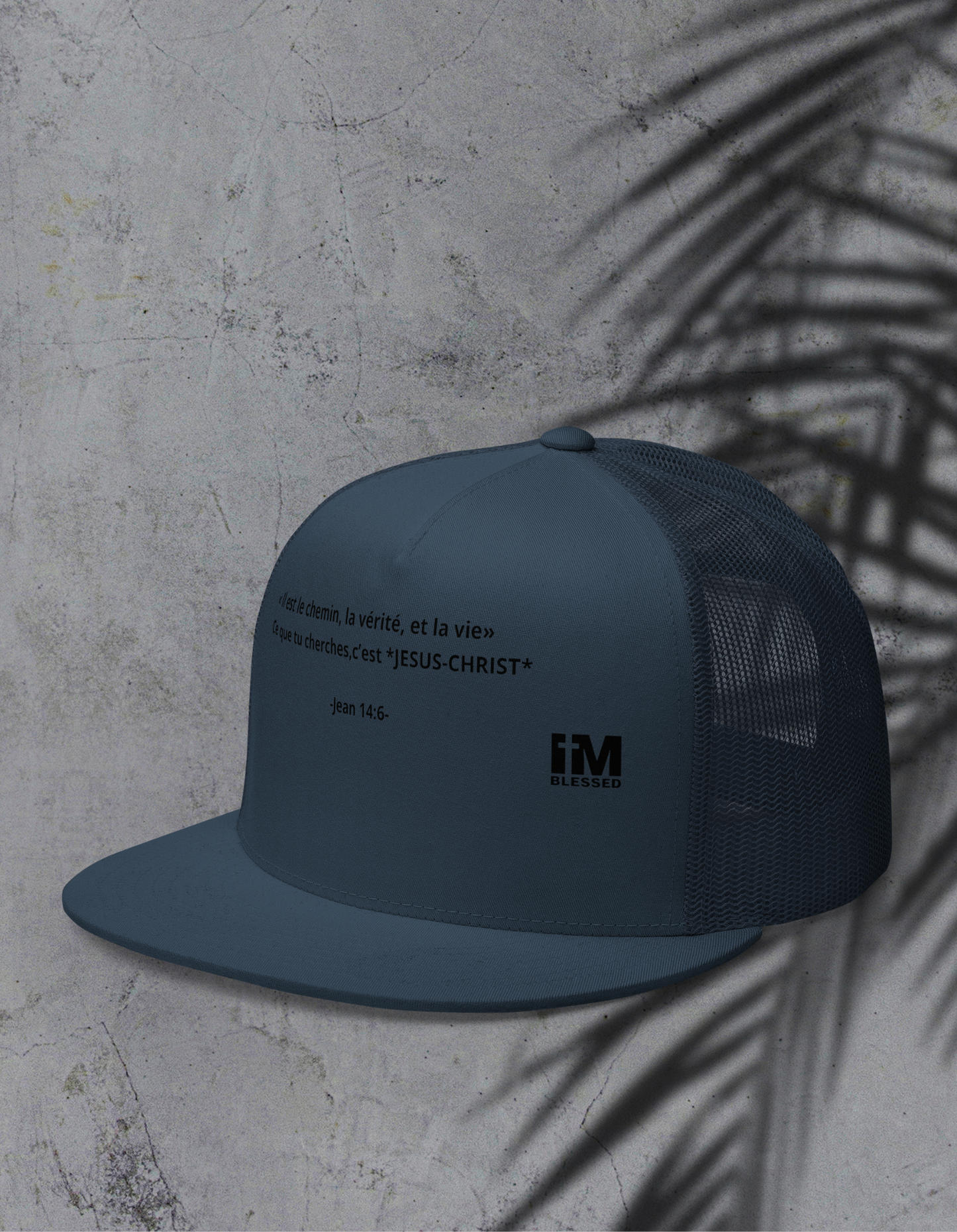 Casquette Trucker- “Le Chemin – Jean 14:6” Nzamuak for JESUS