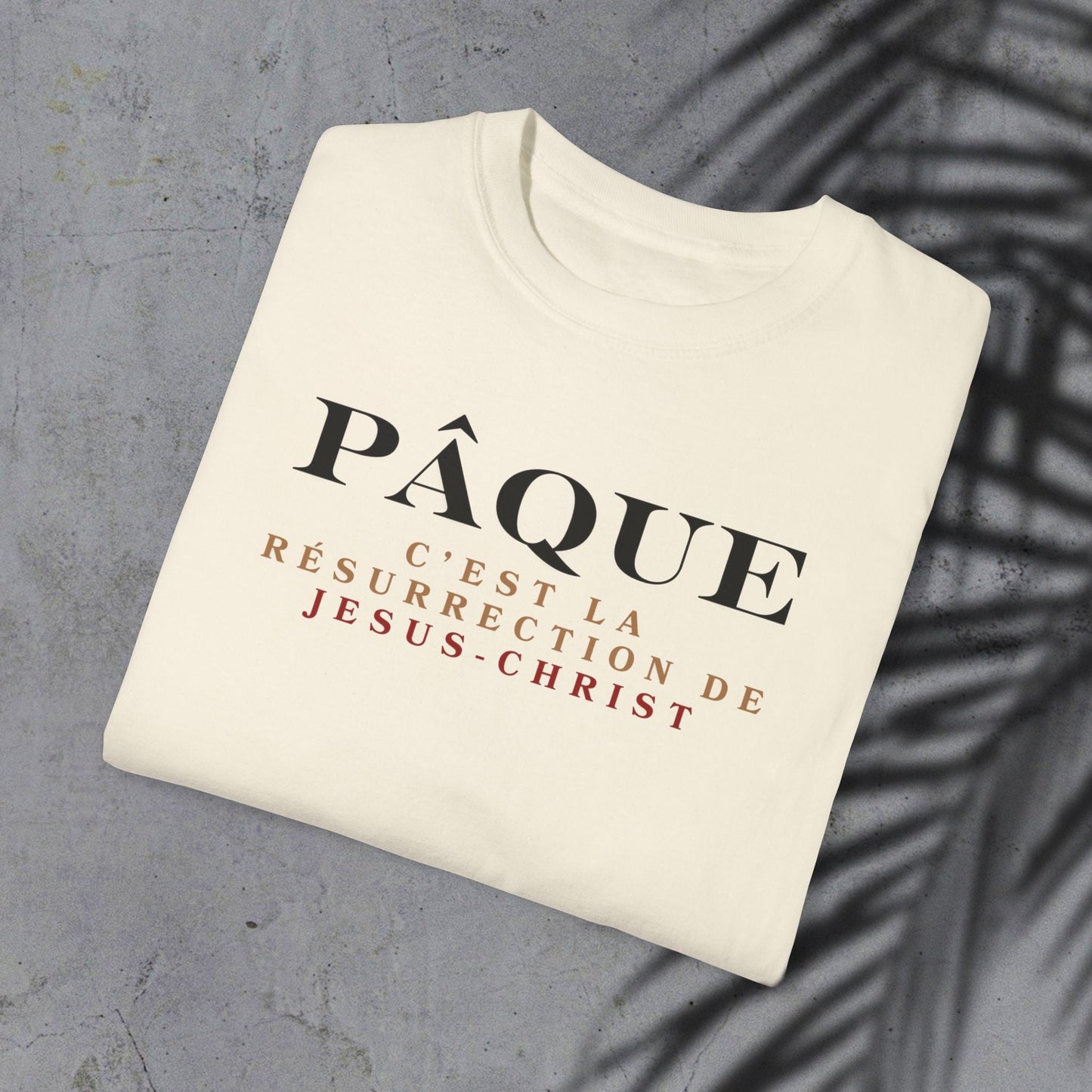 Easter Resurrection Unisex T-Shirt - PÂQUE Design Printify