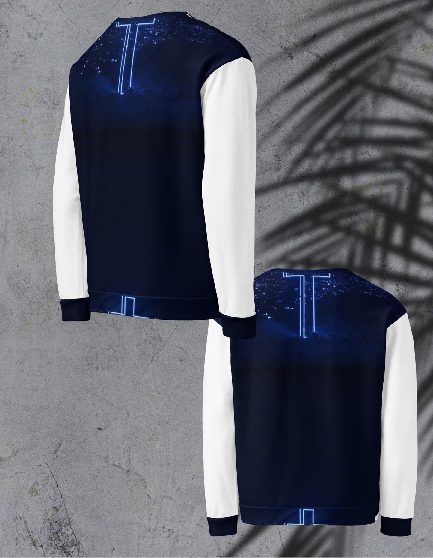 Sweat-Shirt bleu de nuit-JESUS Nzamuak for JESUS