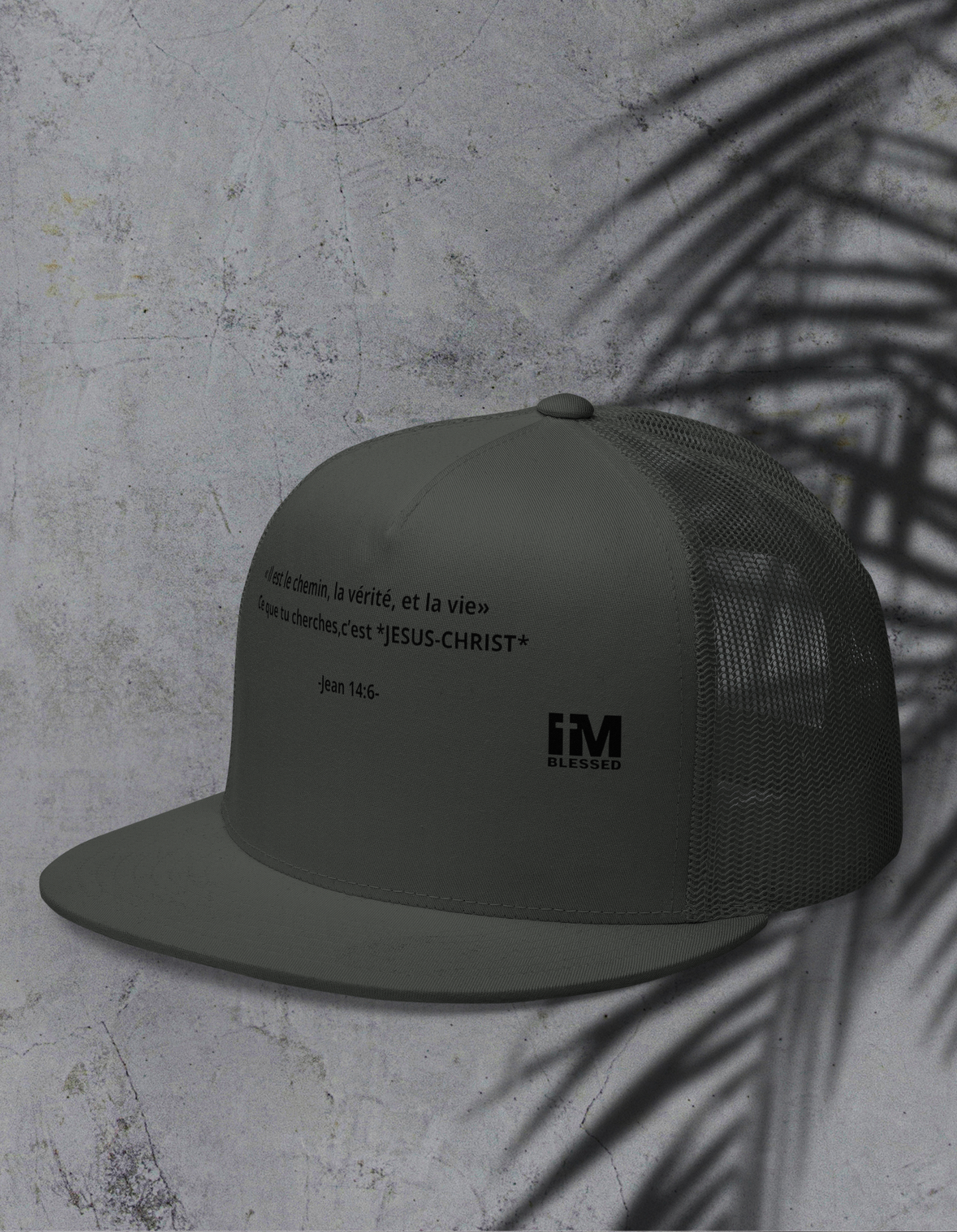 Casquette Trucker- “Le Chemin – Jean 14:6” Nzamuak for JESUS