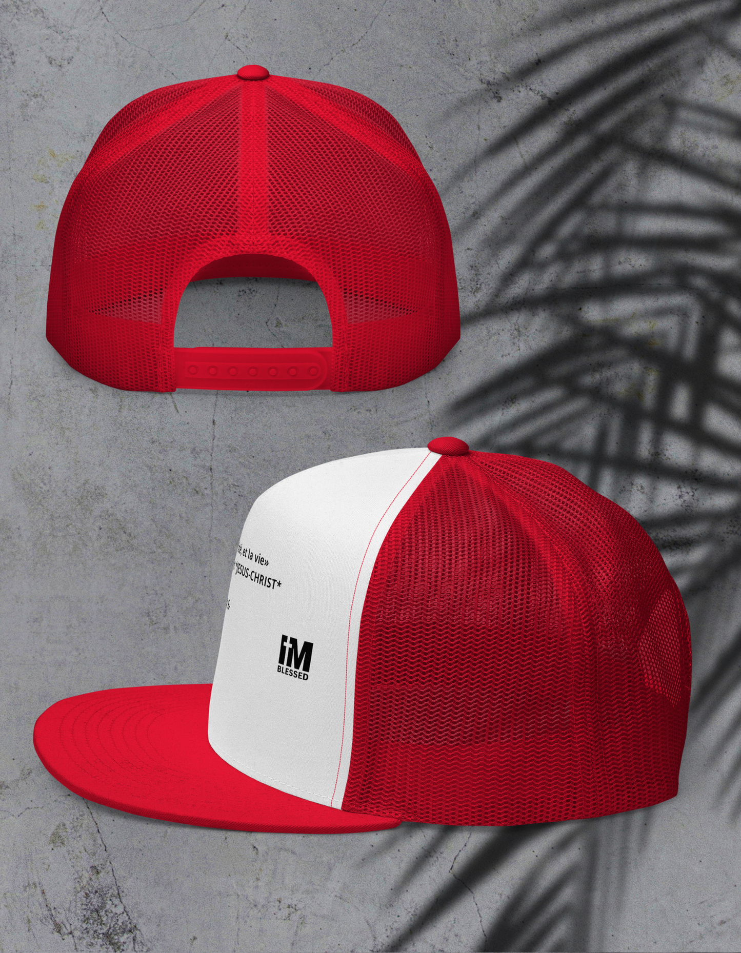 Casquette Trucker- “Le Chemin – Jean 14:6” Nzamuak for JESUS