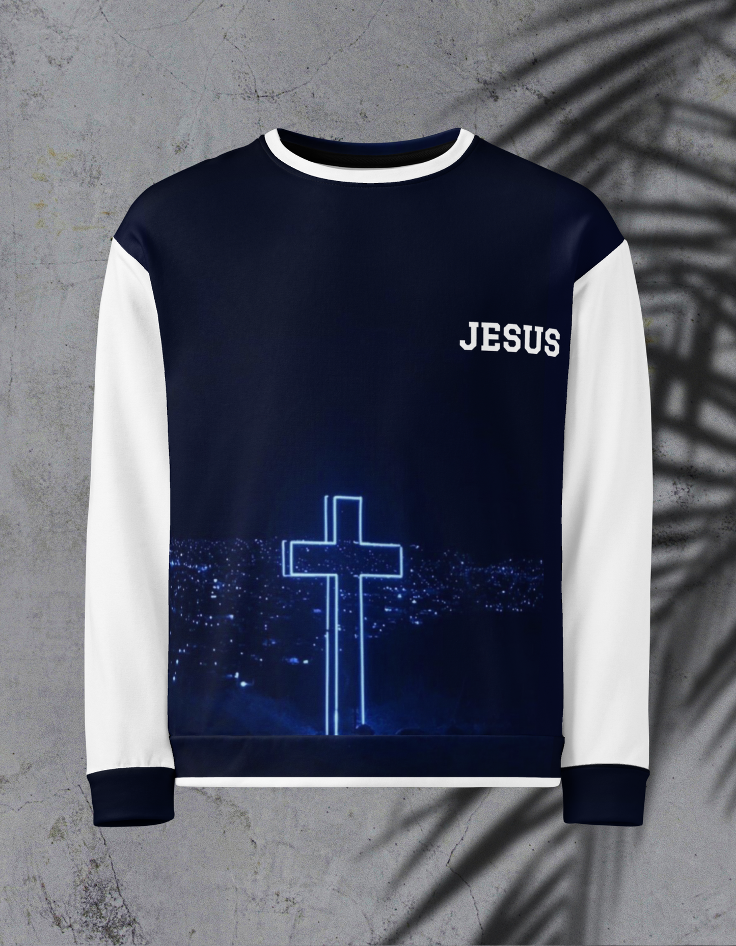 Sweat-Shirt bleu de nuit-JESUS Nzamuak for JESUS