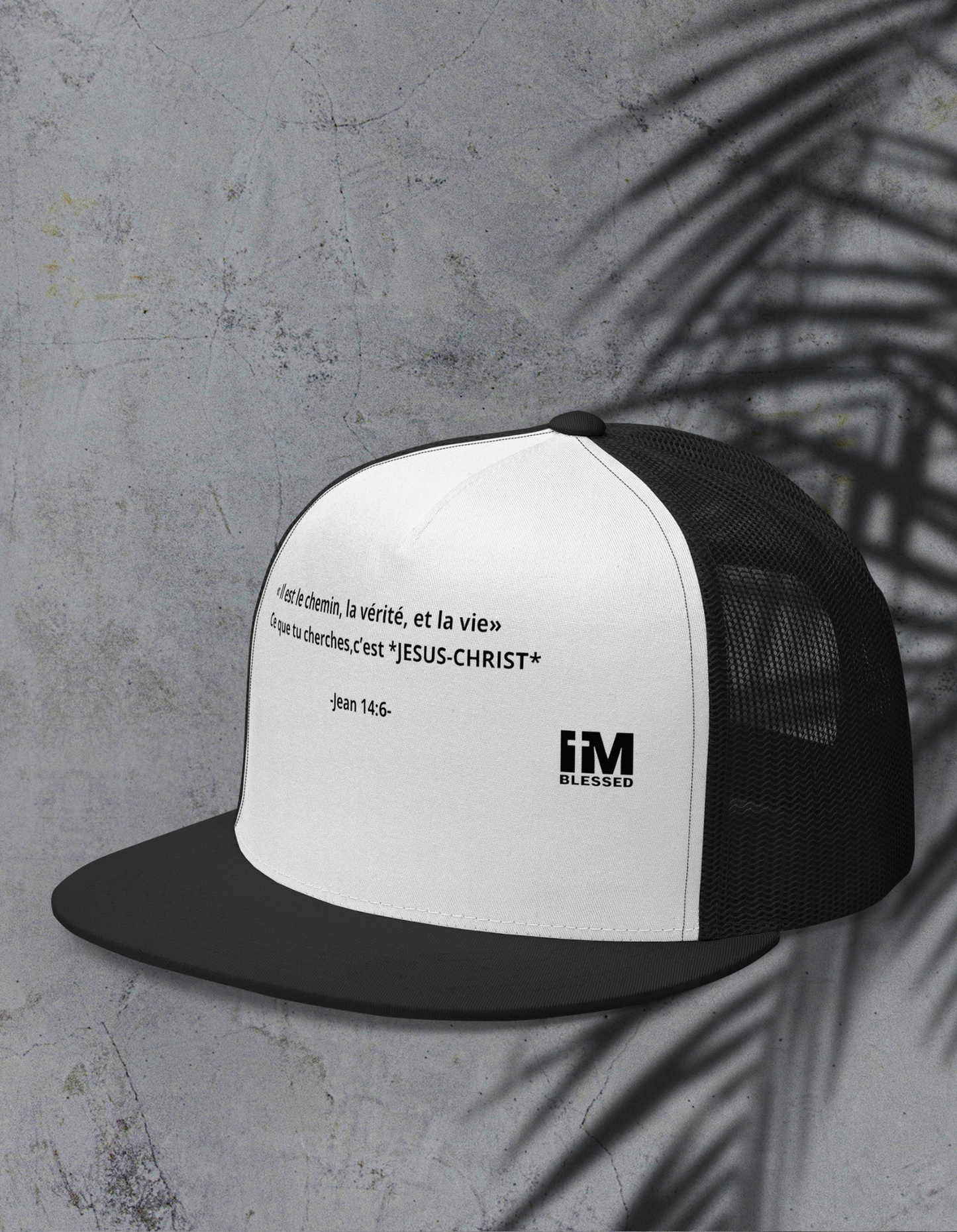 Casquette Trucker- “Le Chemin – Jean 14:6” Nzamuak for JESUS