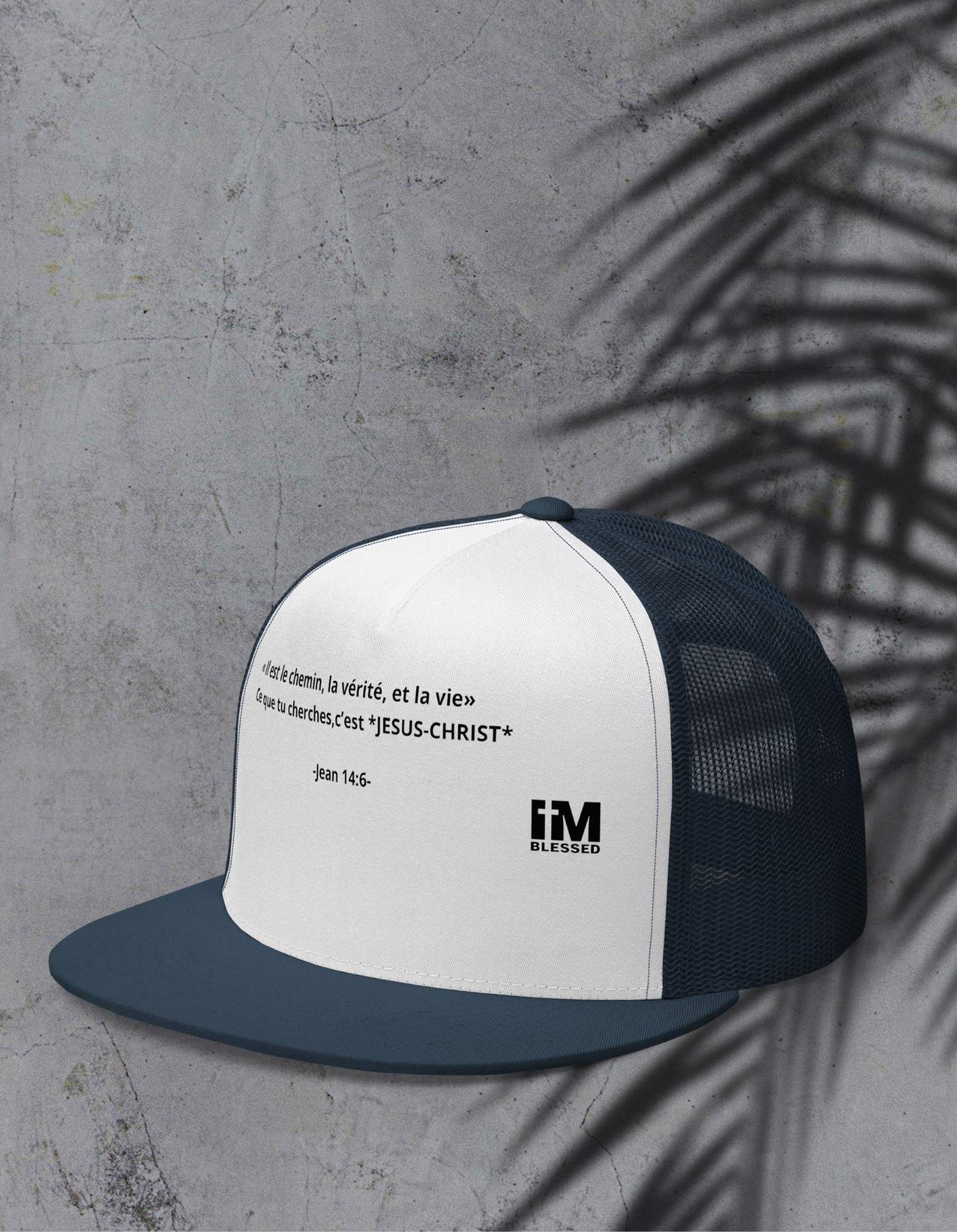 Casquette Trucker- “Le Chemin – Jean 14:6” Nzamuak for JESUS