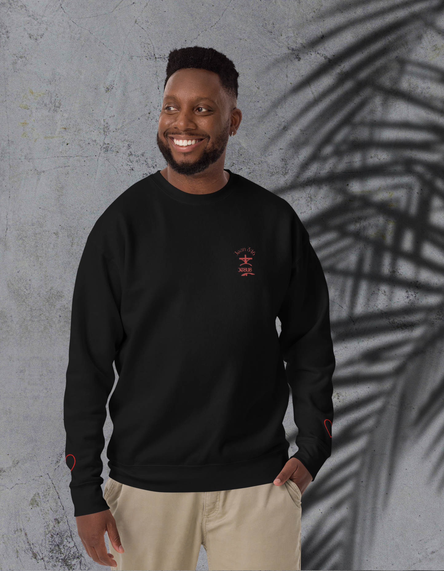 Sweatshirt premium - imprimé * Jesus * Nzamuak for JESUS
