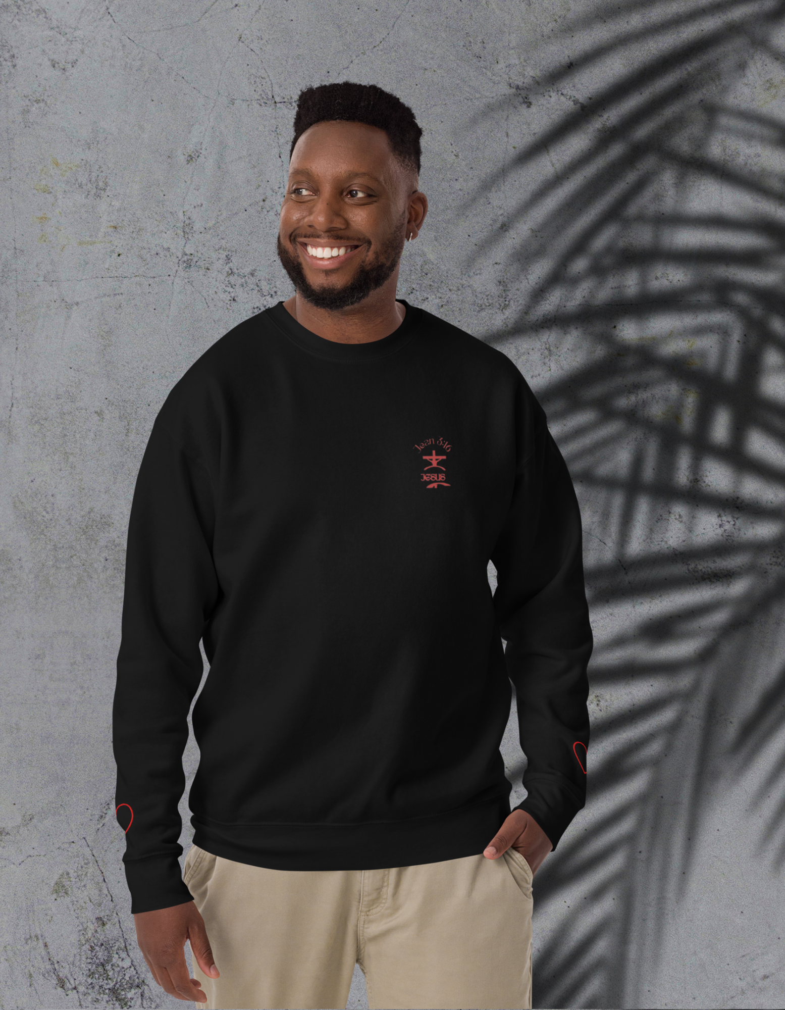 Sweatshirt premium - imprimé * Jesus * Nzamuak for JESUS