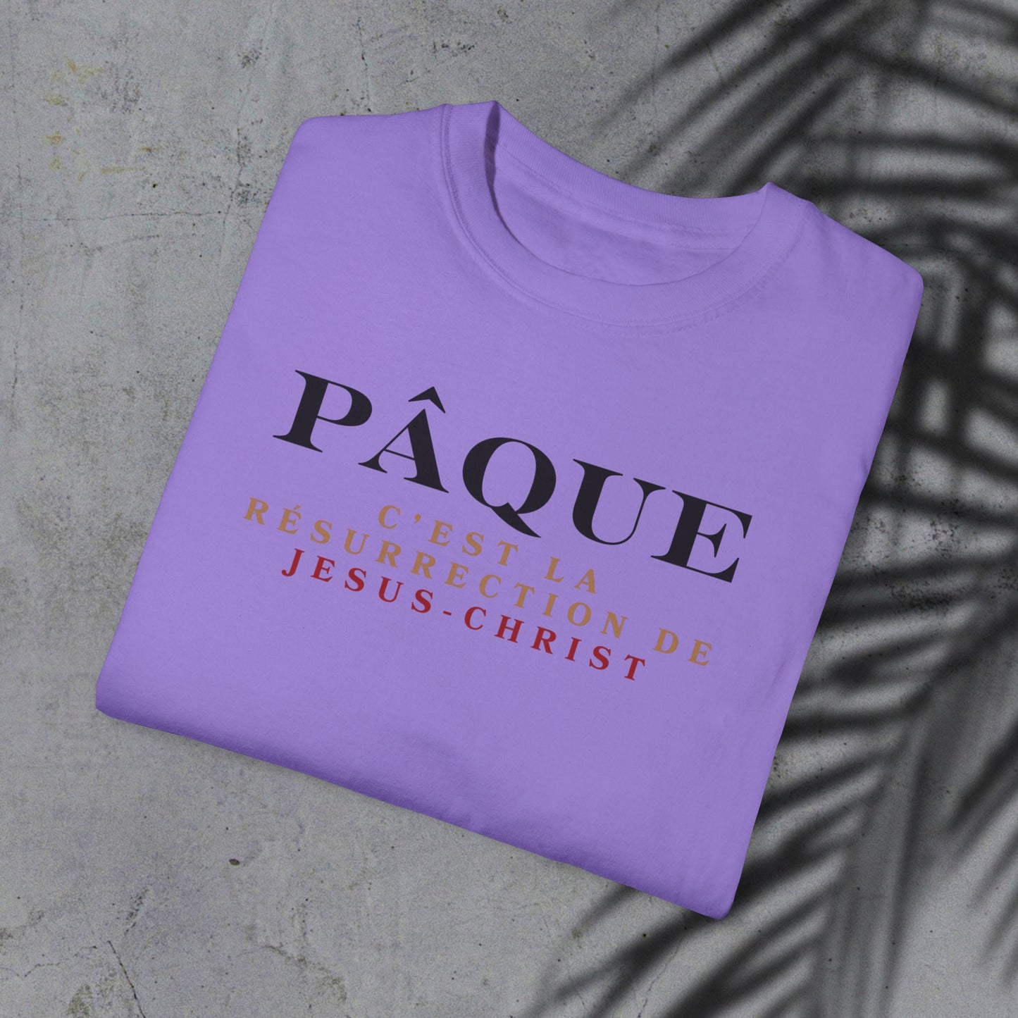 Easter Resurrection Unisex T-Shirt - PÂQUE Design Printify