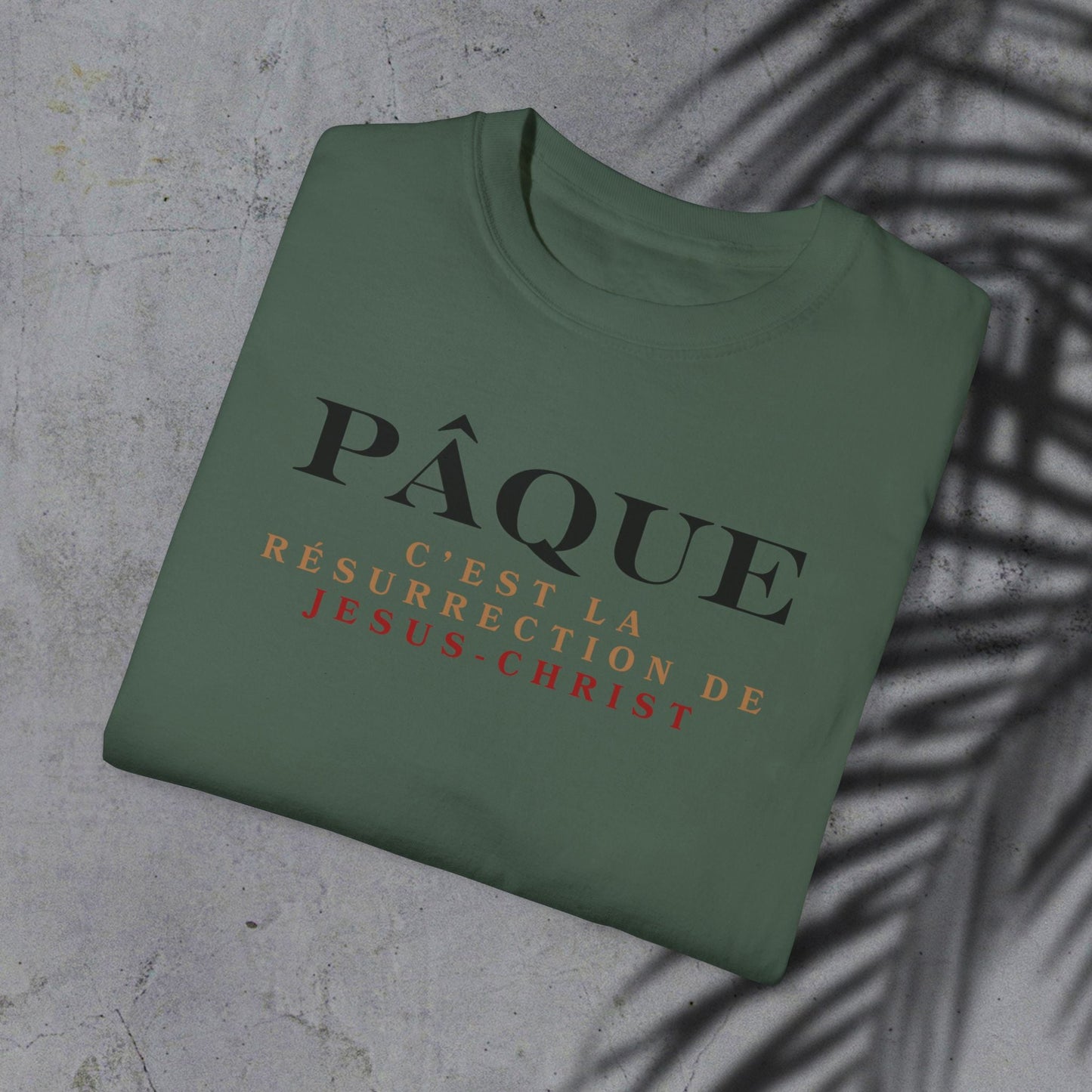 Easter Resurrection Unisex T-Shirt - PÂQUE Design Printify