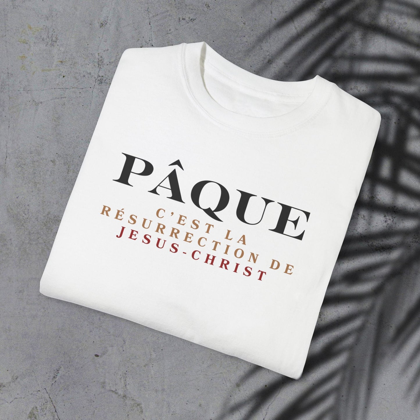 Easter Resurrection Unisex T-Shirt - PÂQUE Design Printify