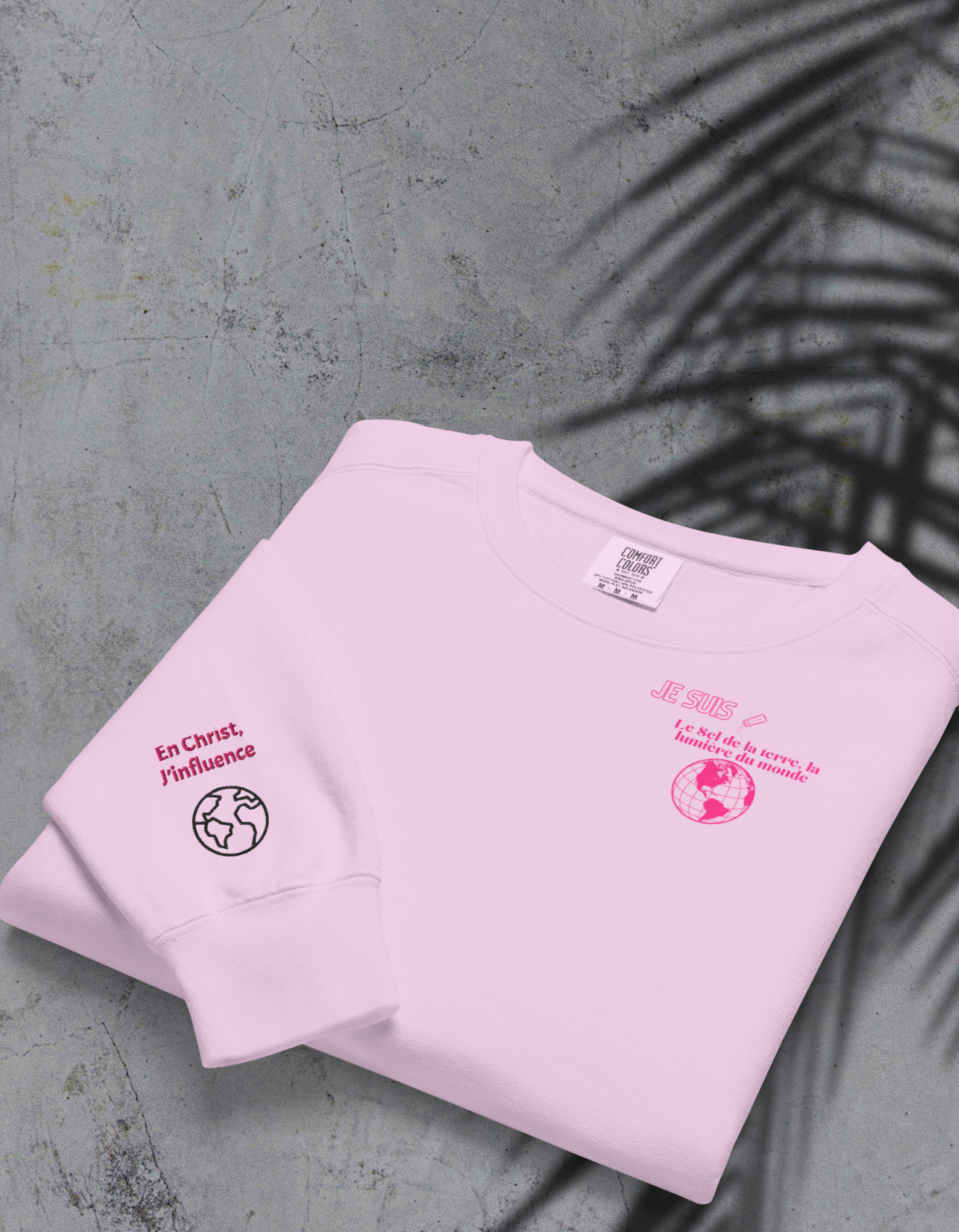 sweat "Je suis la Lumière du Monde" Nzamuak for JESUS
