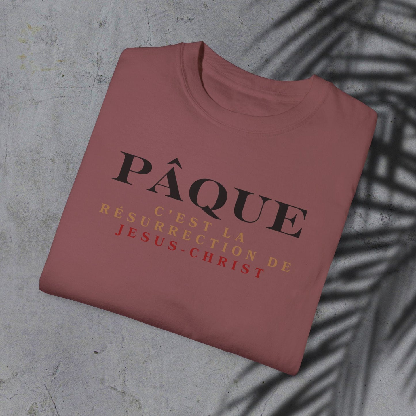 Easter Resurrection Unisex T-Shirt - PÂQUE Design Printify