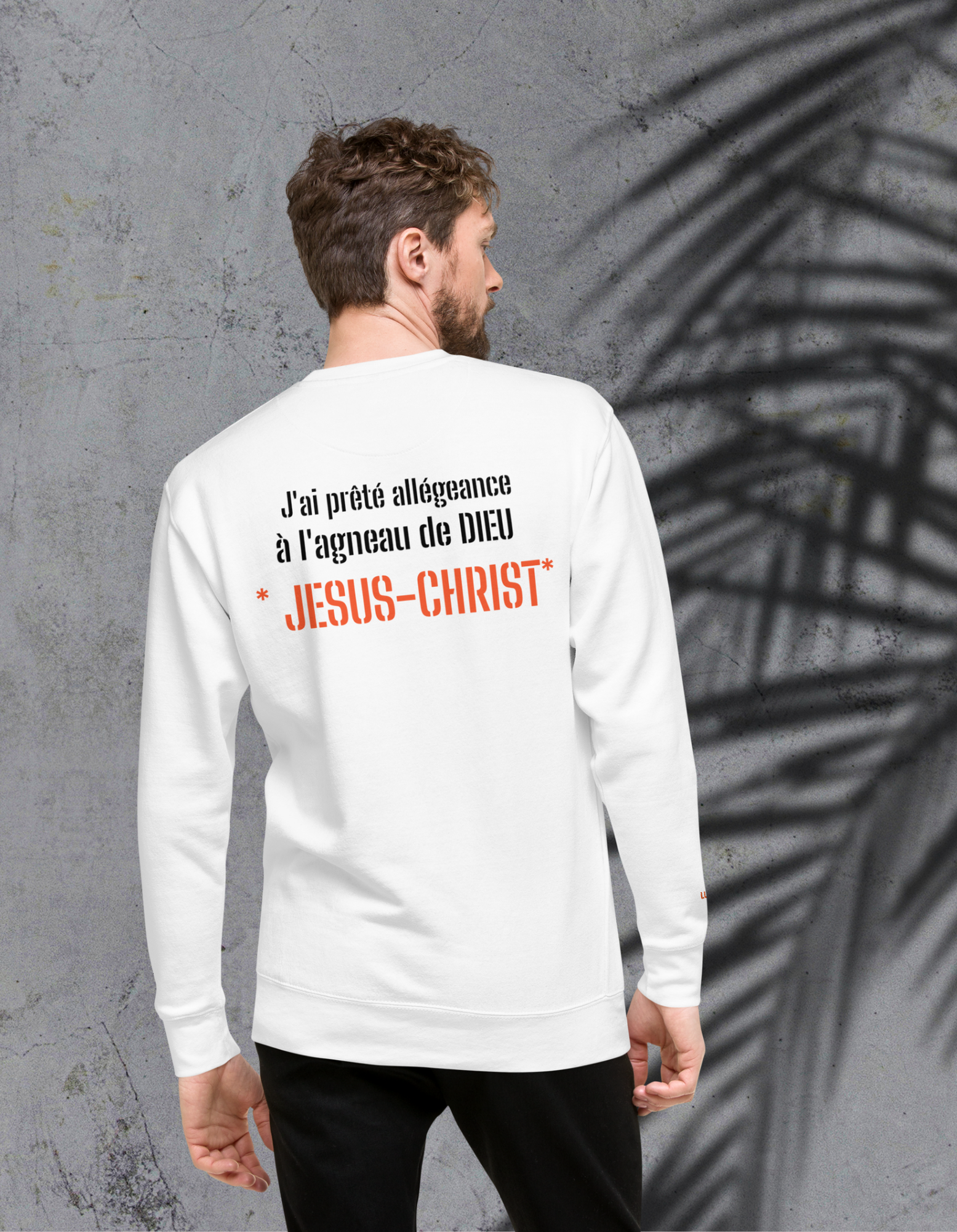 Sweatshirt premium- j’ai prêté allégeance à JESUS-CHRIST Nzamuak for JESUS