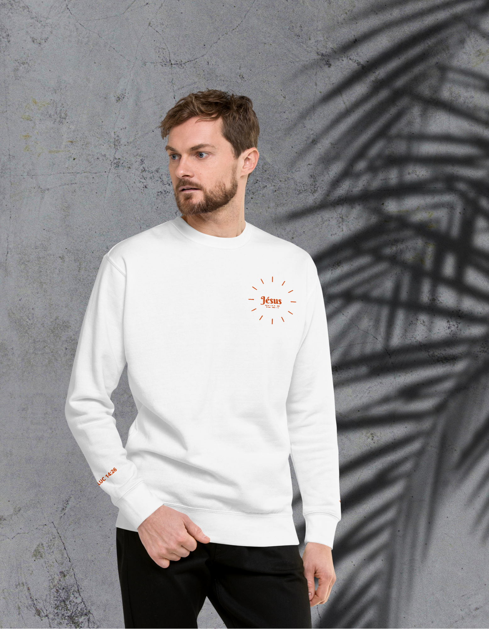 Sweatshirt premium- j’ai prêté allégeance à JESUS-CHRIST Nzamuak for JESUS
