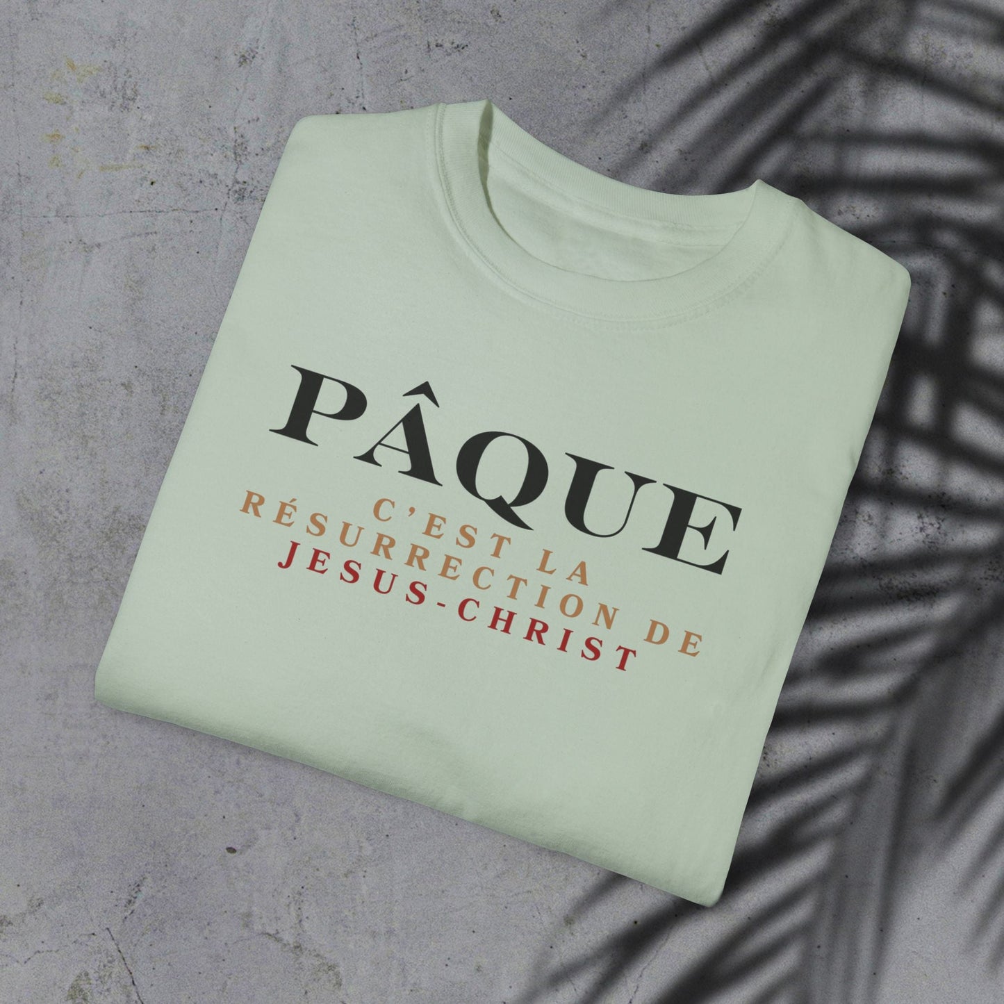 Easter Resurrection Unisex T-Shirt - PÂQUE Design Printify