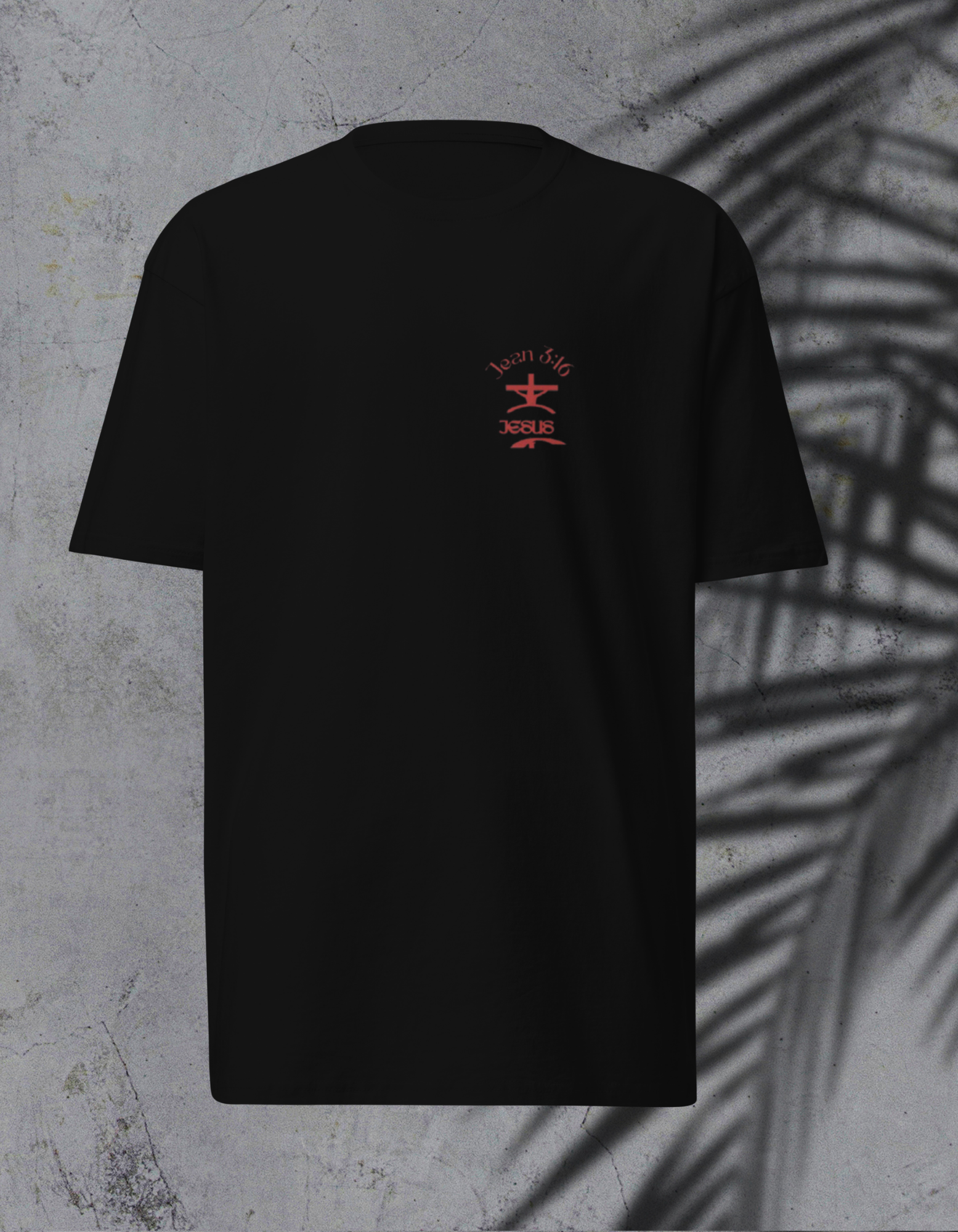 T-shirt lourd homme-Jésus est mon Valentin Nzamuak for JESUS
