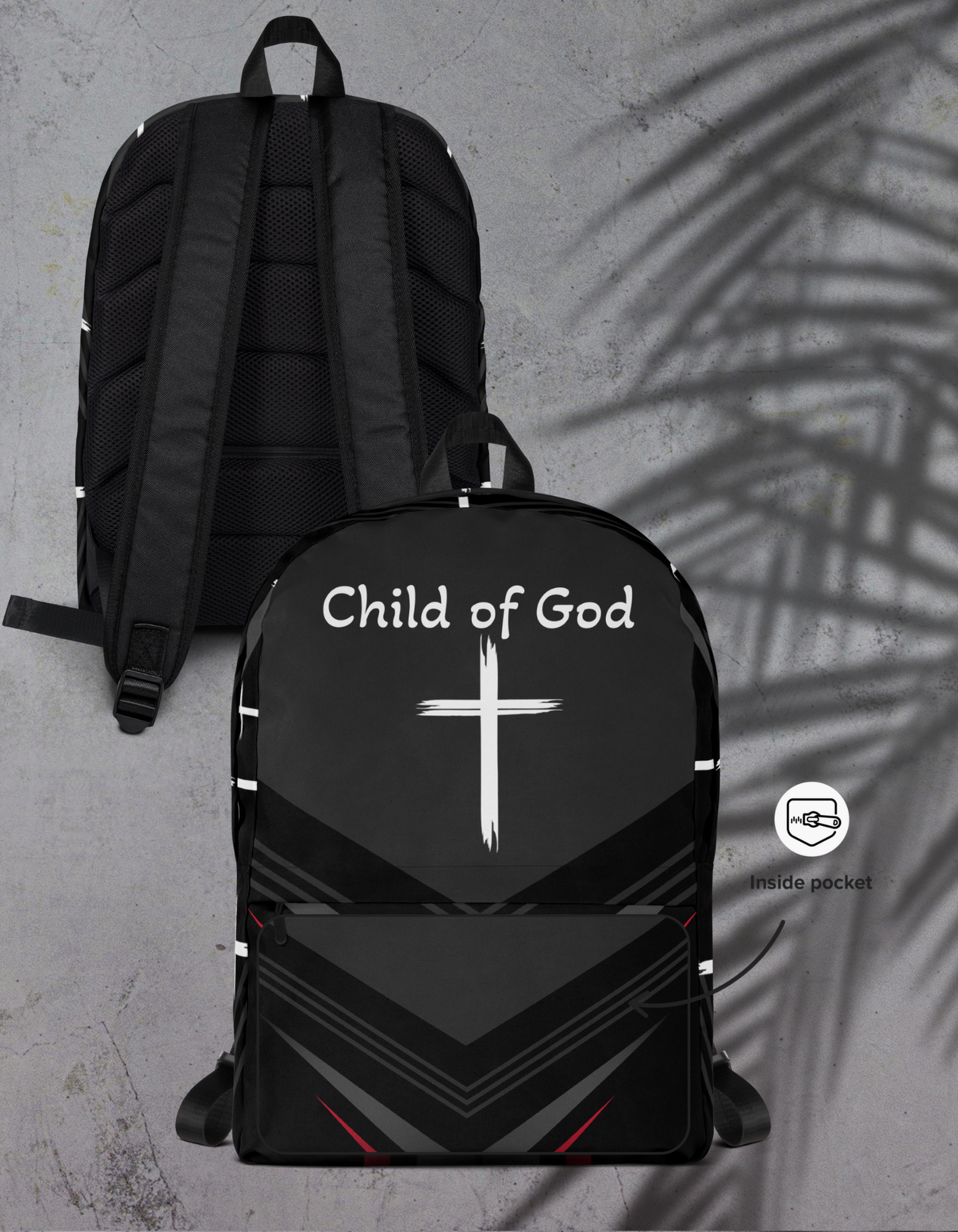 "Enfant de Dieu – Sac à Dos Inspirant" 🎒✨ Nzamuak for JESUS