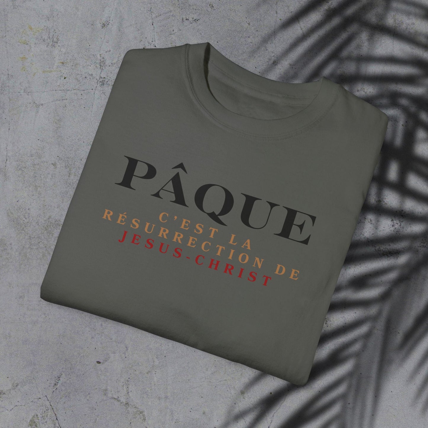 Easter Resurrection Unisex T-Shirt - PÂQUE Design Printify