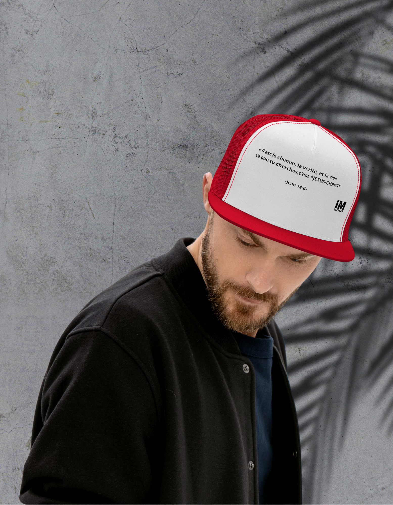 Casquette Trucker- “Le Chemin – Jean 14:6” Nzamuak for JESUS