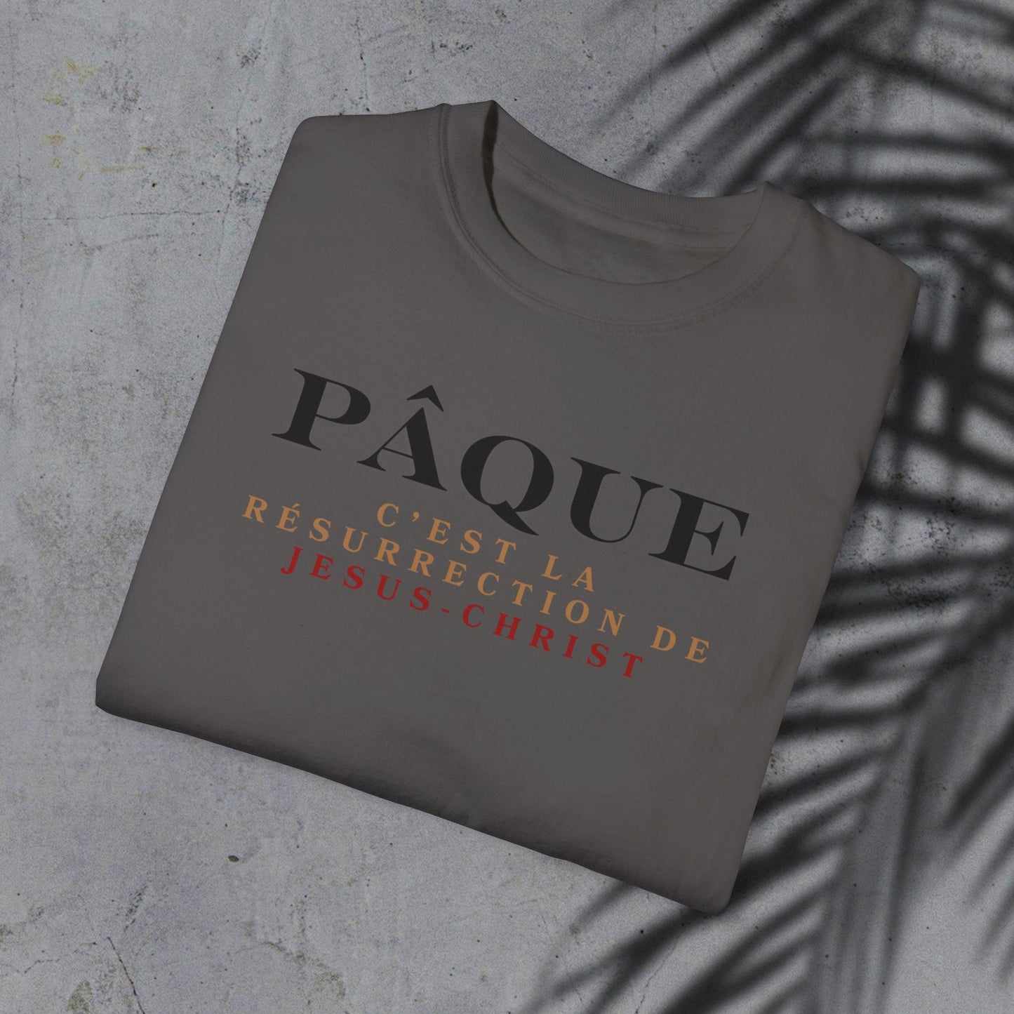 Easter Resurrection Unisex T-Shirt - PÂQUE Design Printify