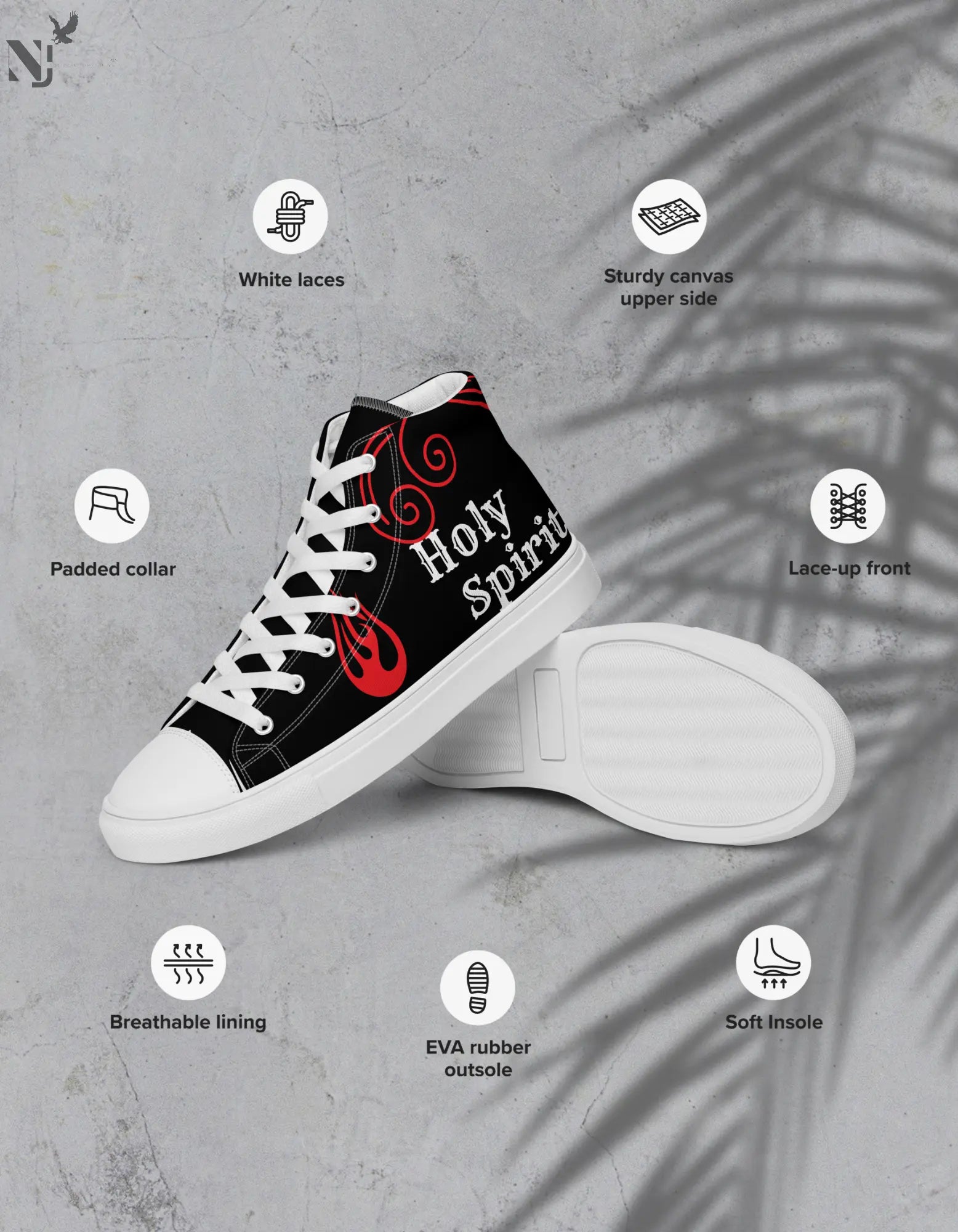 Anointed Walk High Tops Nzamuak for JESUS