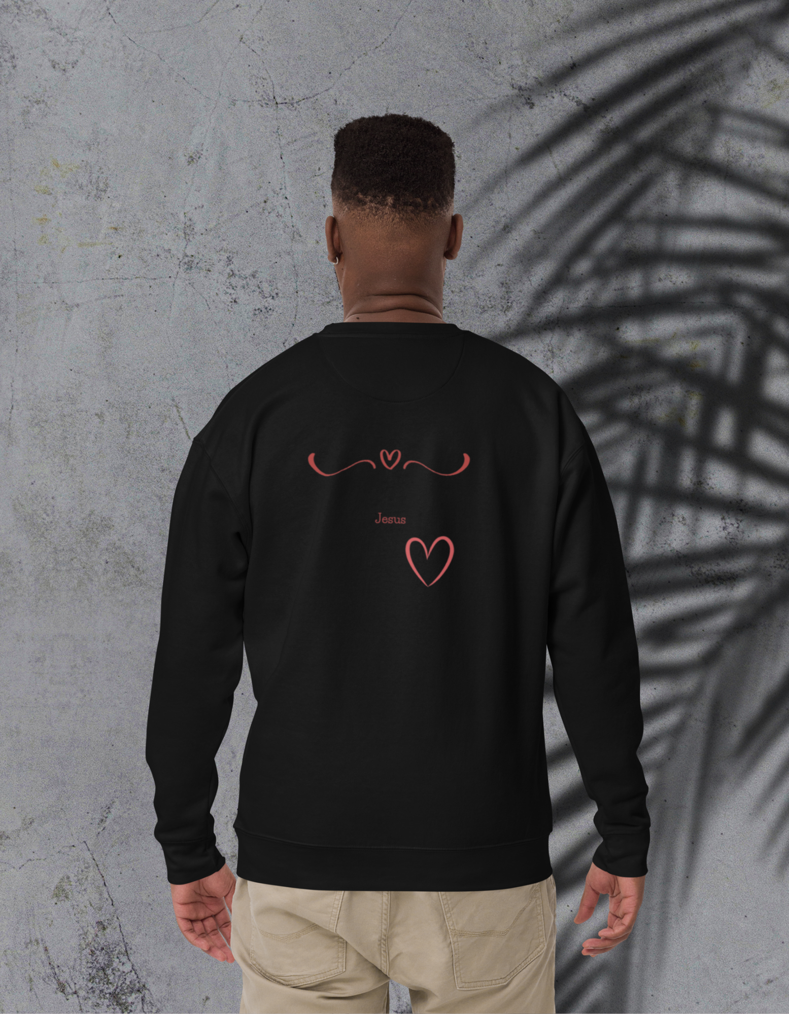 Sweatshirt premium - imprimé * Jesus * Nzamuak for JESUS