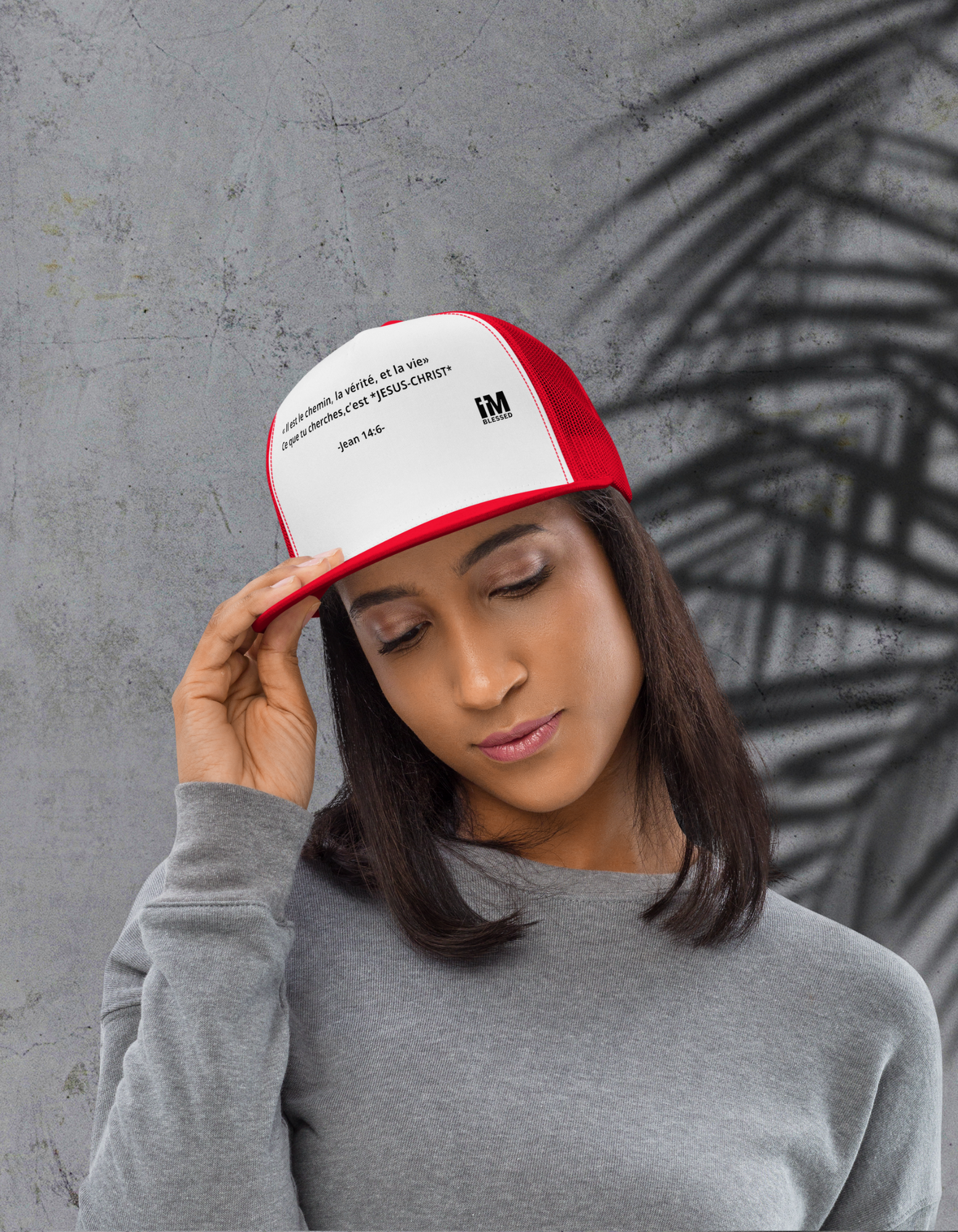 Casquette Trucker- “Le Chemin – Jean 14:6” Nzamuak for JESUS