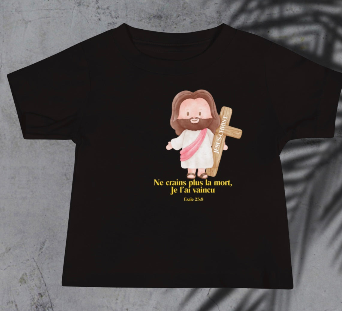 T-shirt à Manches Courtes en Jersey pour Bébé - Jésus Nzamuak for JESUS