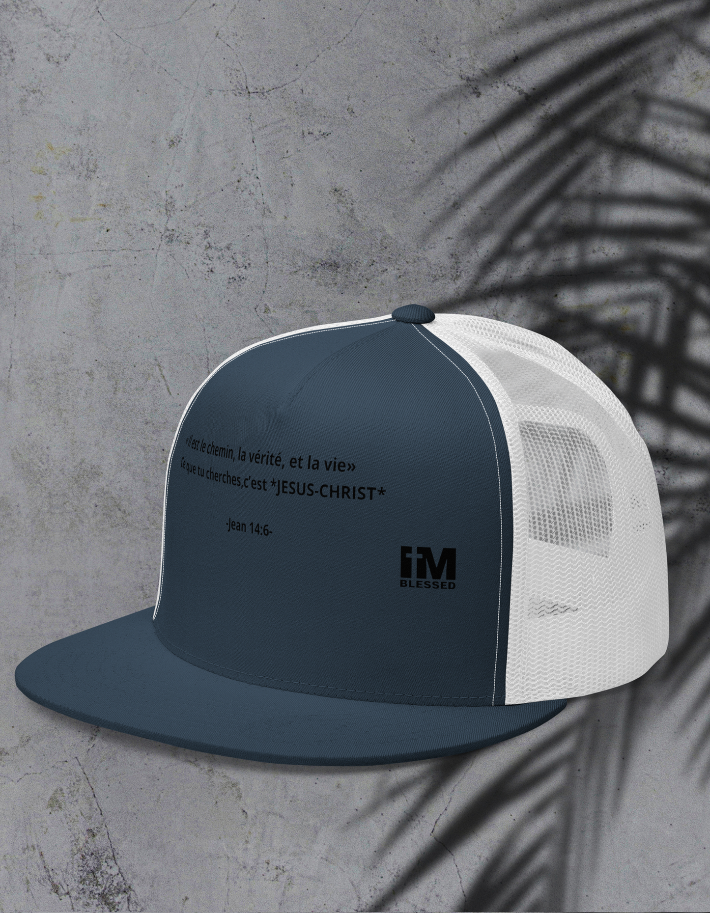 Casquette Trucker- “Le Chemin – Jean 14:6” Nzamuak for JESUS